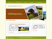 Tablet Screenshot of mirandaimoveis.com